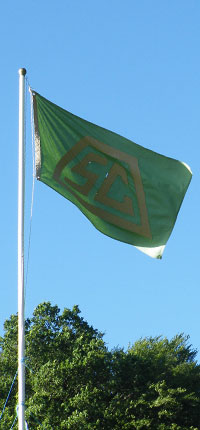 Fahne von Sama Camp